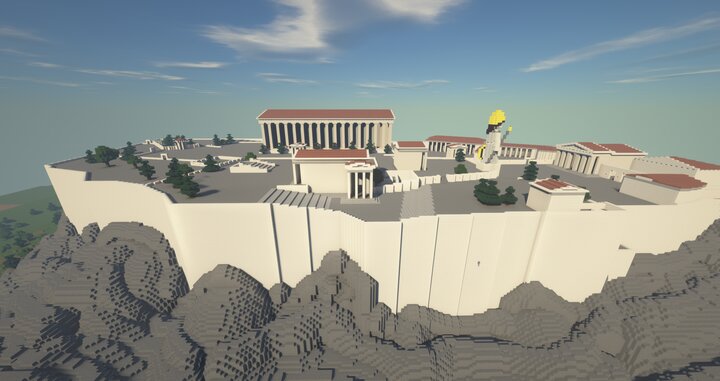 Acropolis in Athens Minecraft Map