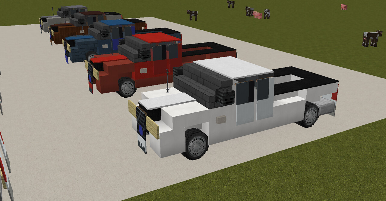Dreamy's pack of Ford F150 pickup trucks [With Download] Minecraft Map
