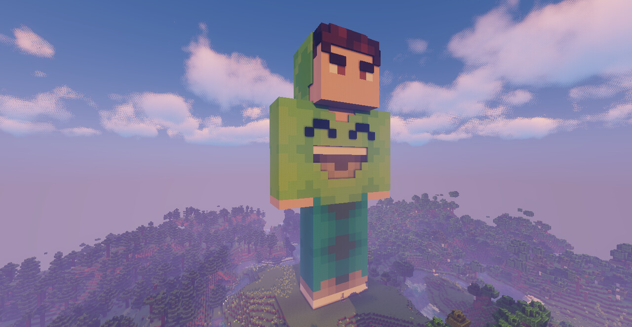 Jelly Statue Giant 200FT Minecraft Map