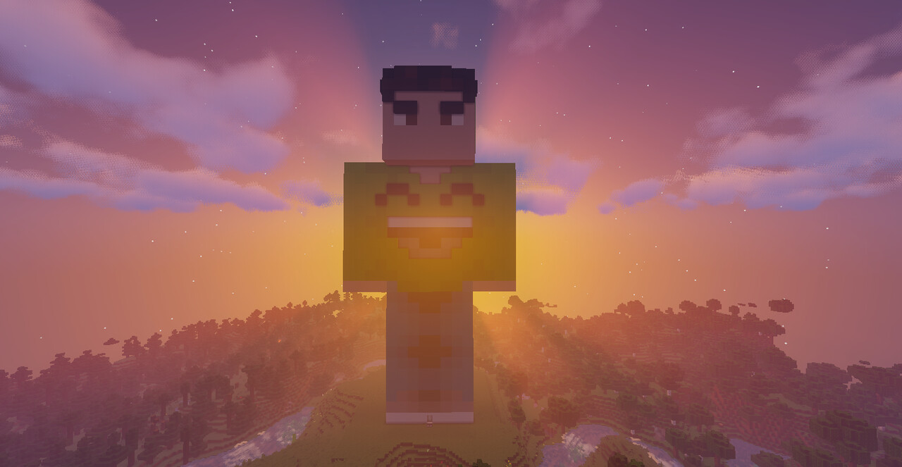 Jelly Statue Giant 200FT Minecraft Map