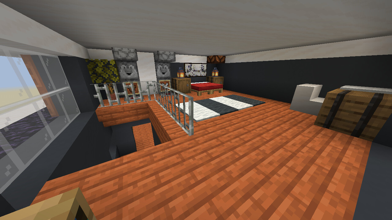 Modern Piston House Minecraft Map