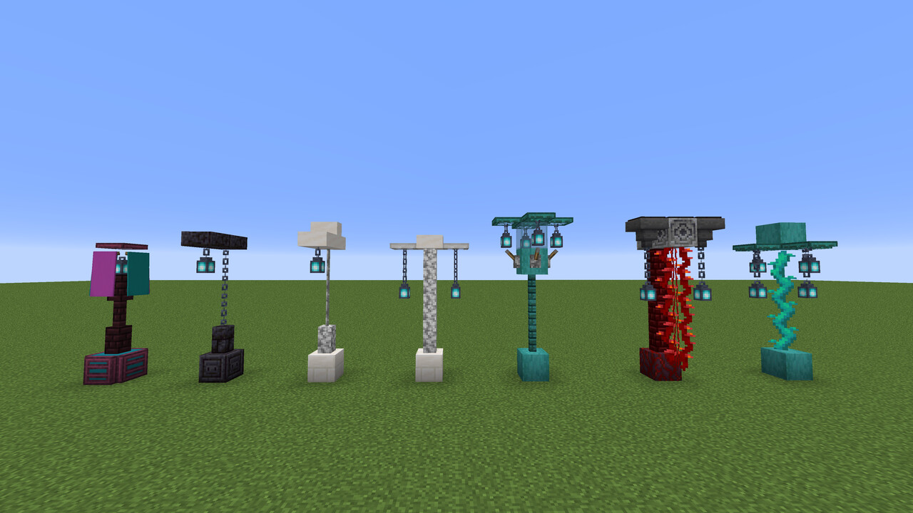 20 Soul lantern designs Minecraft Map