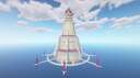 Giant Floating Magical Lighthouse Minecraft Map & Project