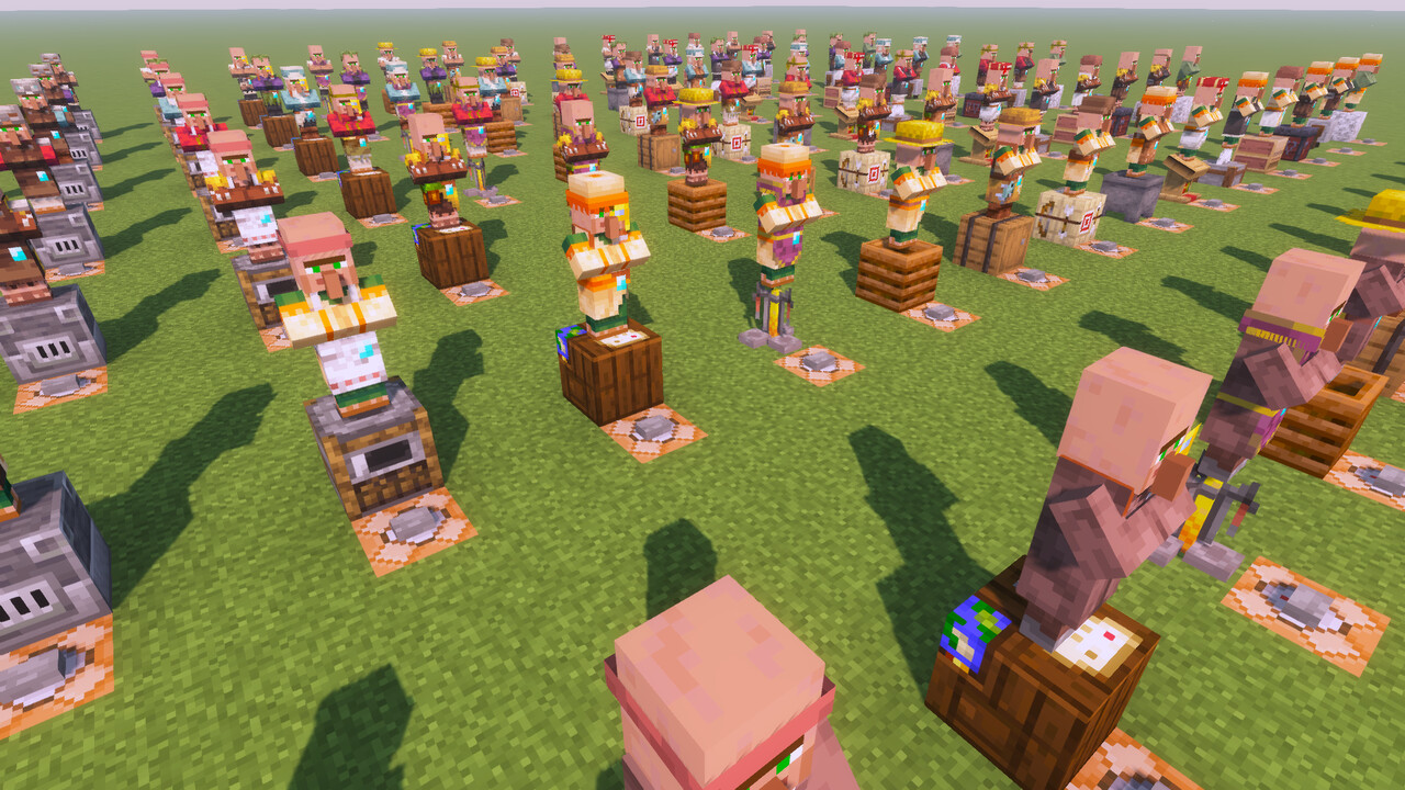 Villager Cheat Sheet Minecraft Map