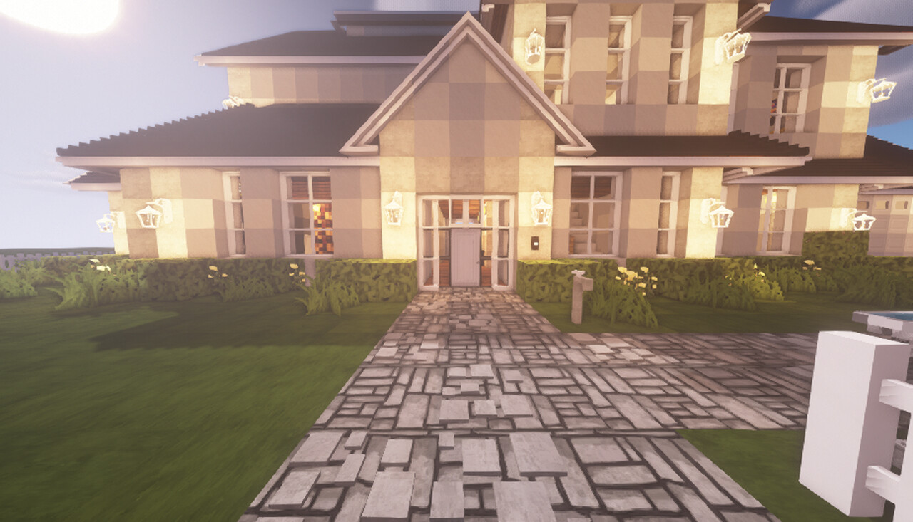 Project Realistic House in Minecraft. [With Mods] Minecraft Map