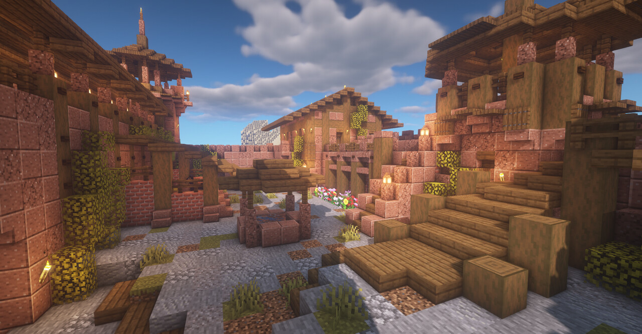 Granite survival Castle Minecraft Map