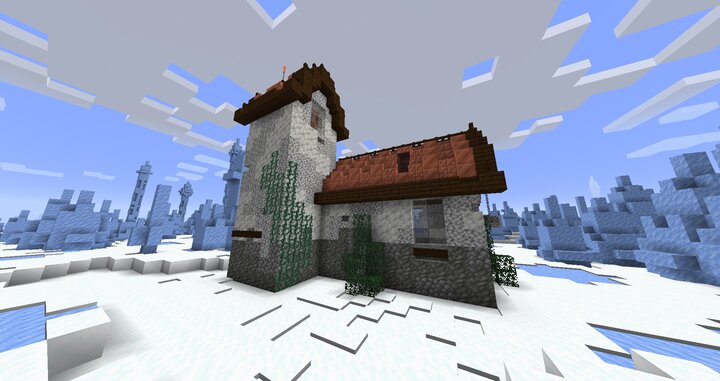 Small Fancy House [1.17 snapshot build] Minecraft Map
