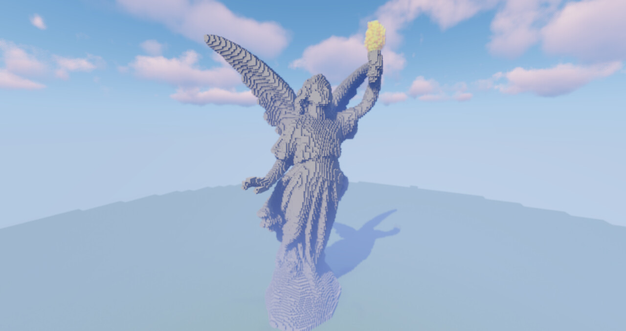 Angel / Fairy Statue Minecraft Map