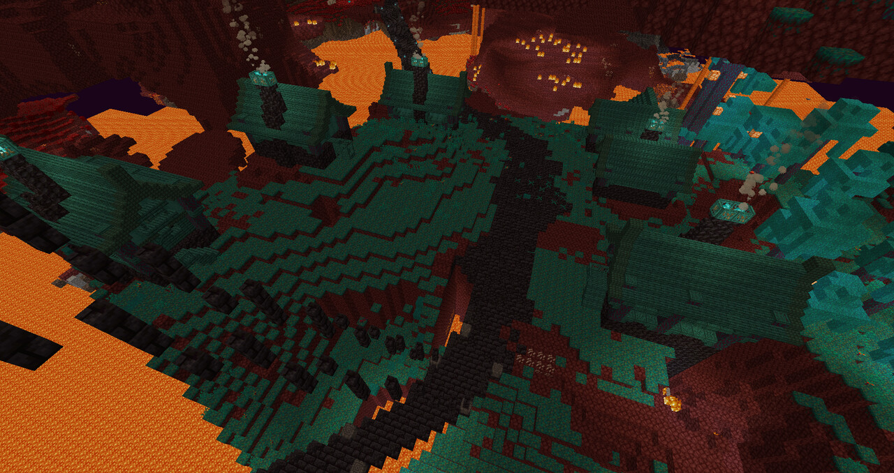 Village of the Nether Nether Minecraft Build Contest 1.16 Minecraft Map