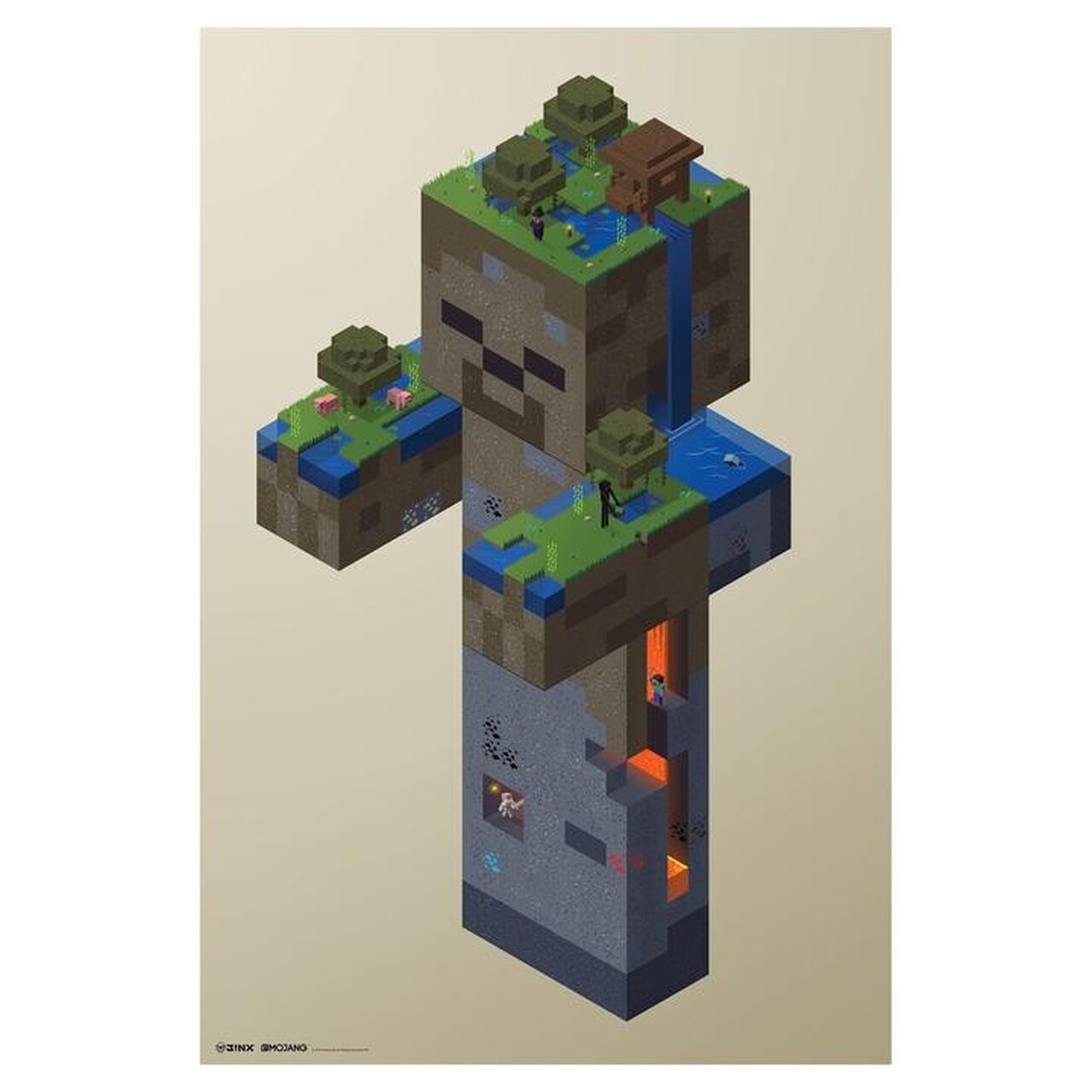 Hub Statue Mob Minecraft Map