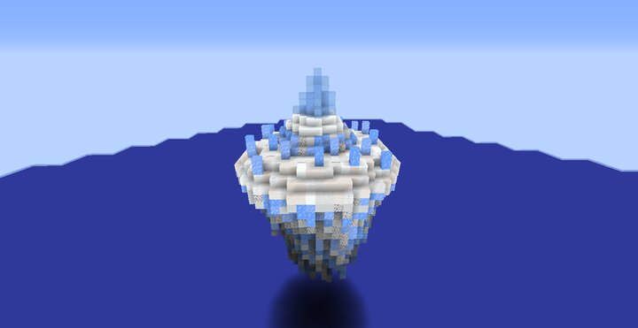 Ice Floating Island Minecraft Map