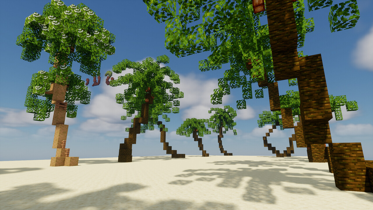 Palm trees Pack Download Minecraft Map