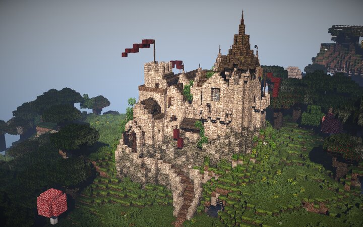 #WeAreConquest - Small Medieval Castle 1.15 Minecraft Map
