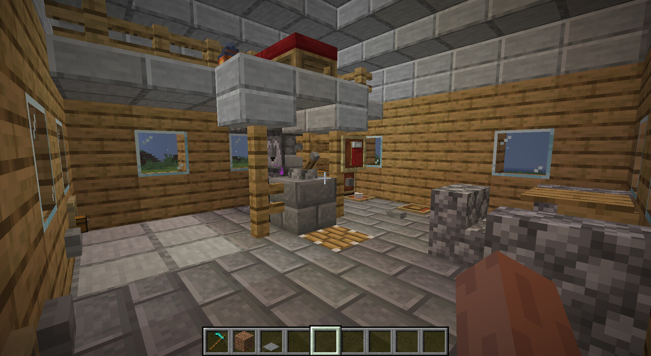pistons house Minecraft Map