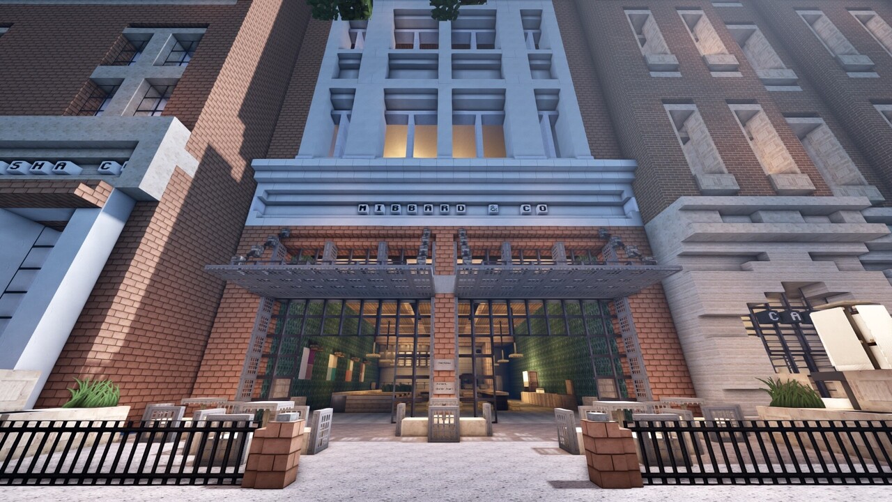 Downtown Chipotle and Office Building Minecraft Map