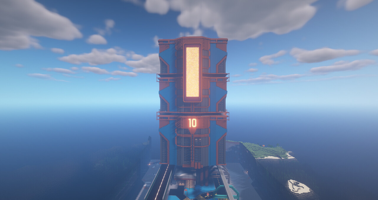 Cyberpunk Mega Structure Minecraft Map