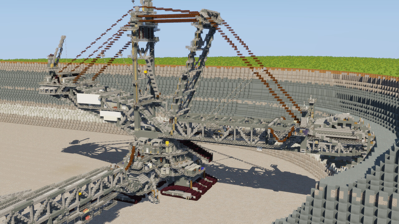 BucketWheel Excavator Bagger 288 Minecraft Map