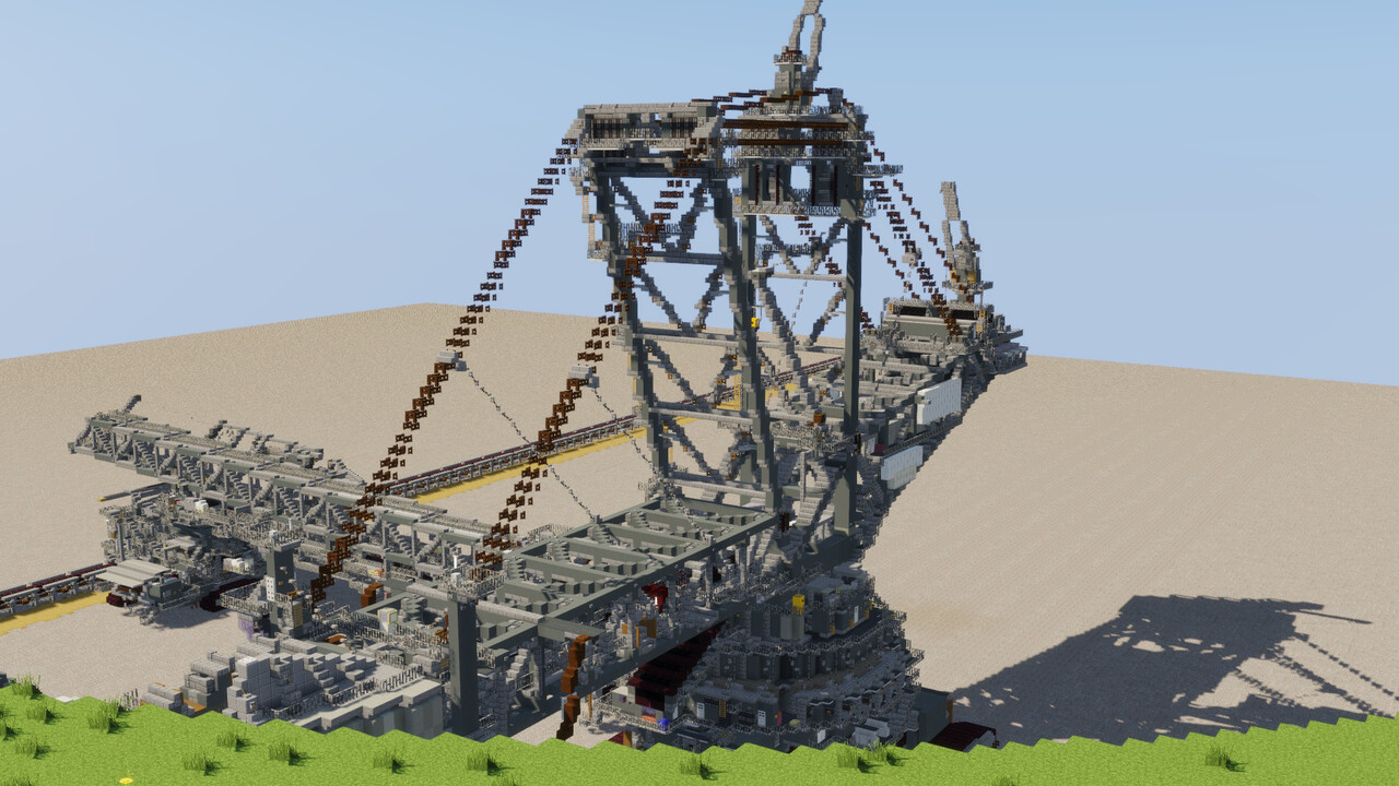 BucketWheel Excavator Bagger 288 Minecraft Map