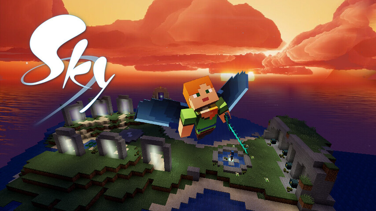 SKY Children of the Light Minecraft Server Spawn/Home/Hub Minecraft Map