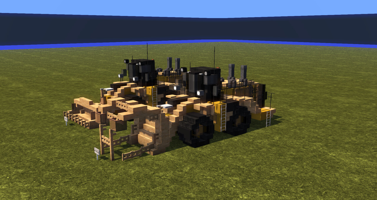 CAT 990K Millyard Arrangement & Wheel Loader Minecraft Map