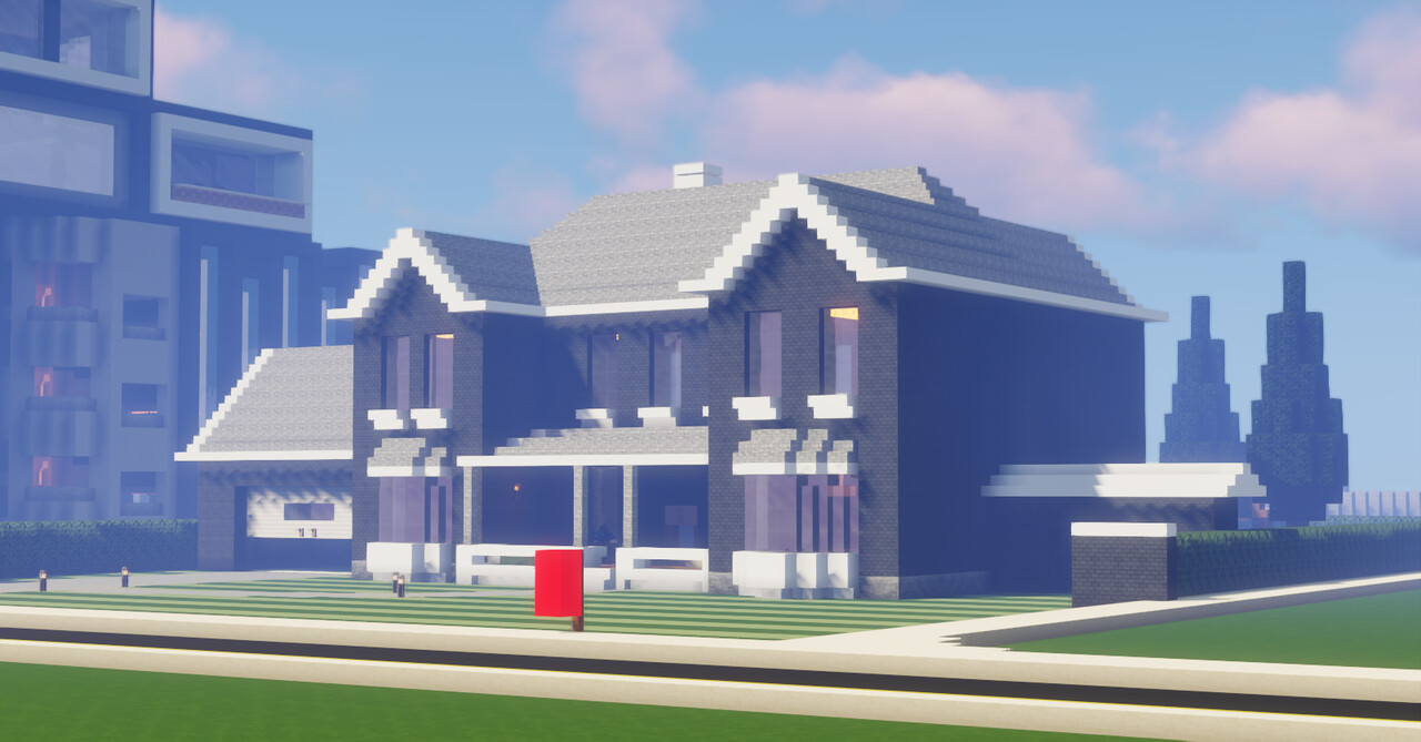 American house Minecraft Map