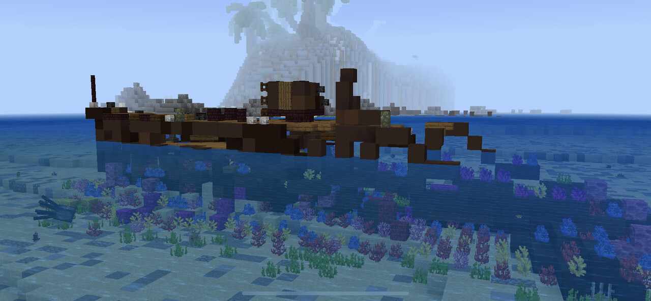 Sunken Ship Minecraft Map