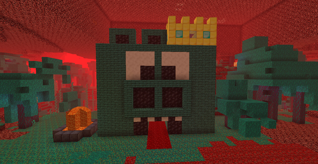 Angry Birds Vibin In The Nether (20w28a) Minecraft Map