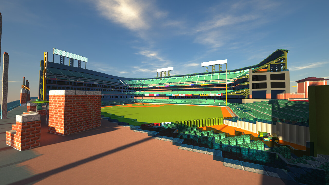 AT&T Baseball Stadium - 1:1 - Watchdogs 2 version Minecraft Map