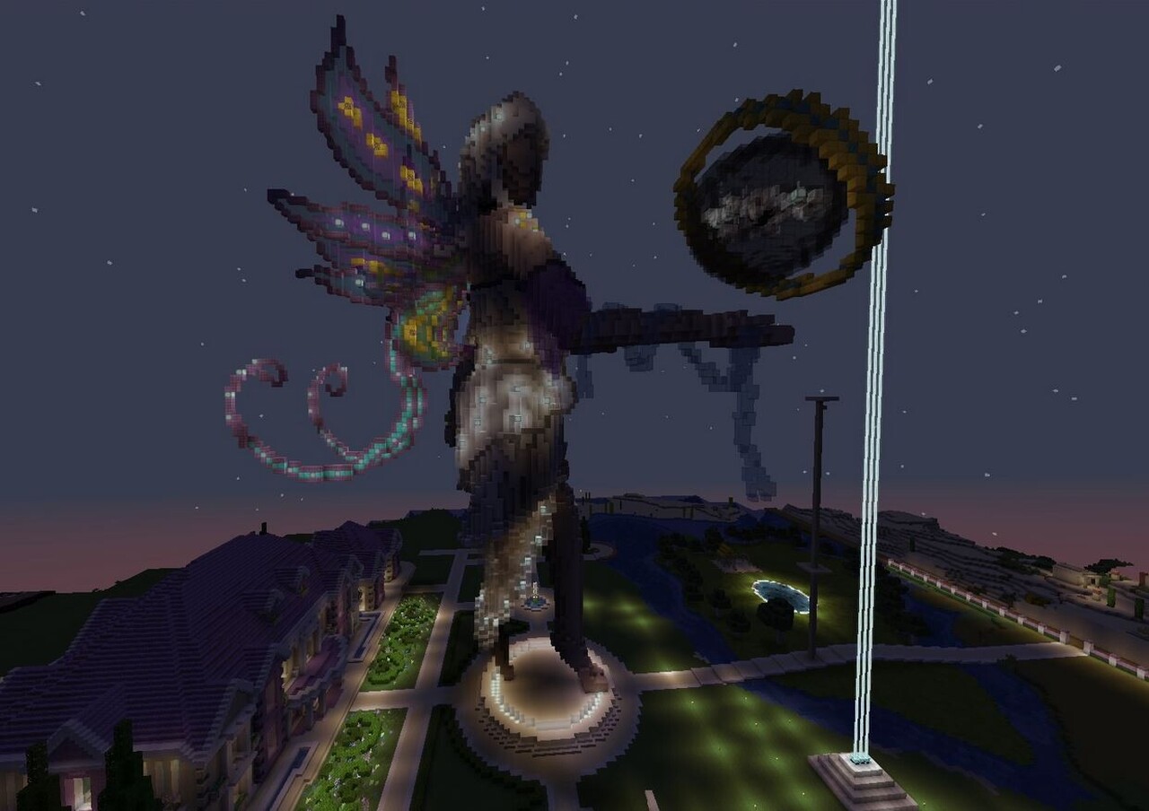 Enchanted Fairy Statue Minecraft Map