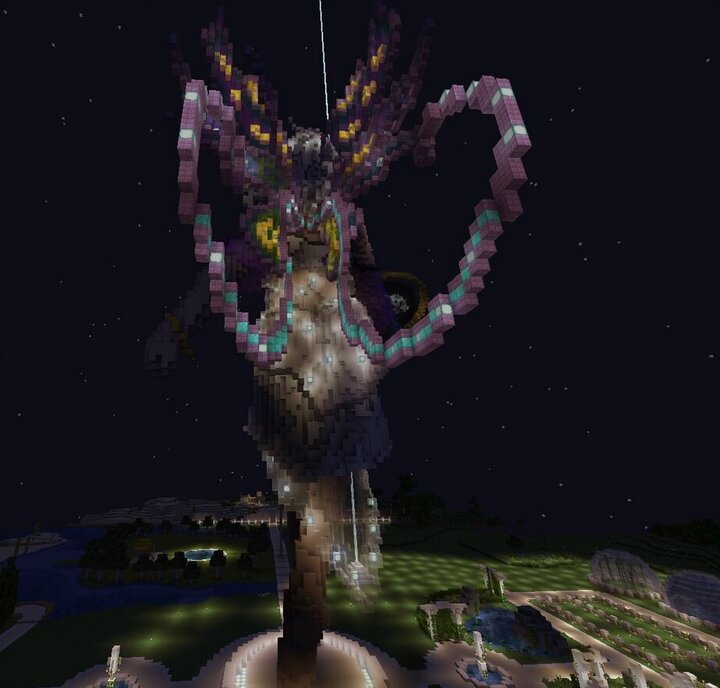 Enchanted Fairy Statue Minecraft Map