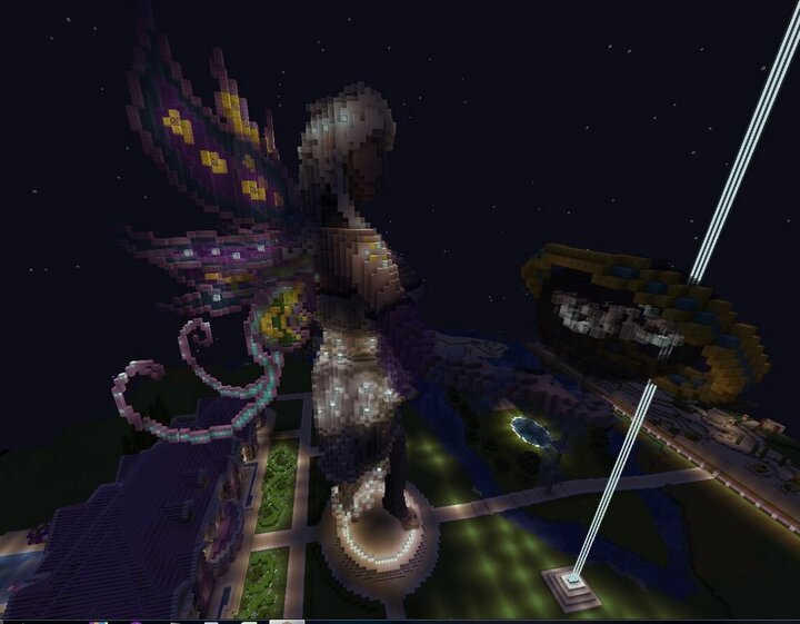 Enchanted Fairy Statue Minecraft Map