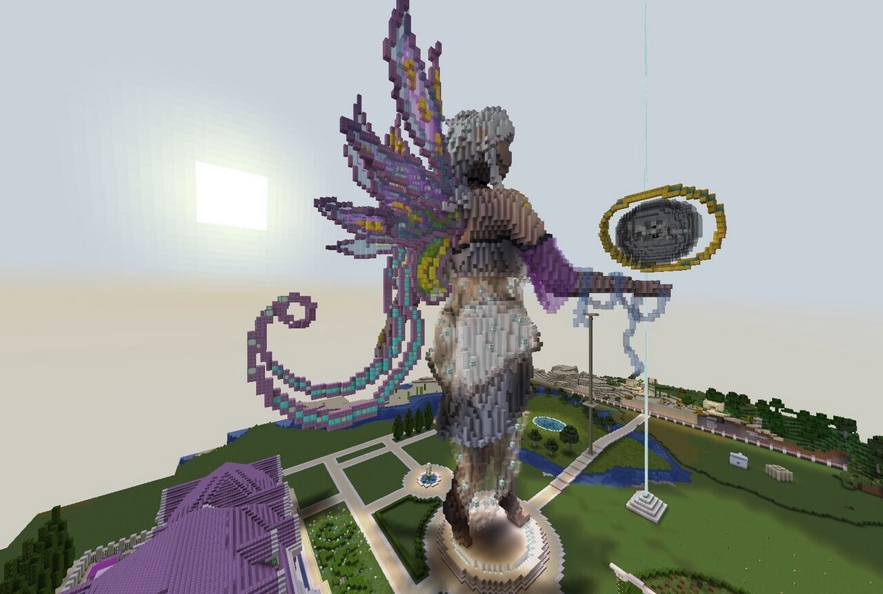 Enchanted Fairy Statue Minecraft Map