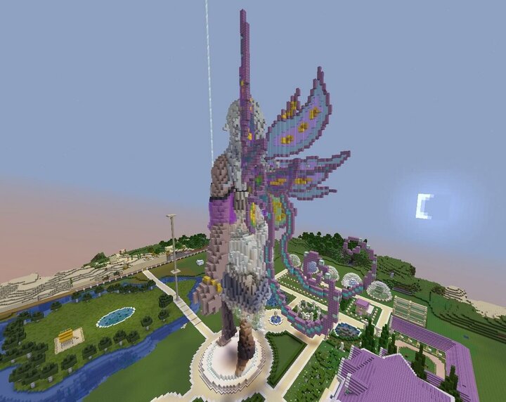 Enchanted Fairy Statue Minecraft Map