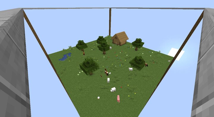 Layered Block Survival Minecraft Map