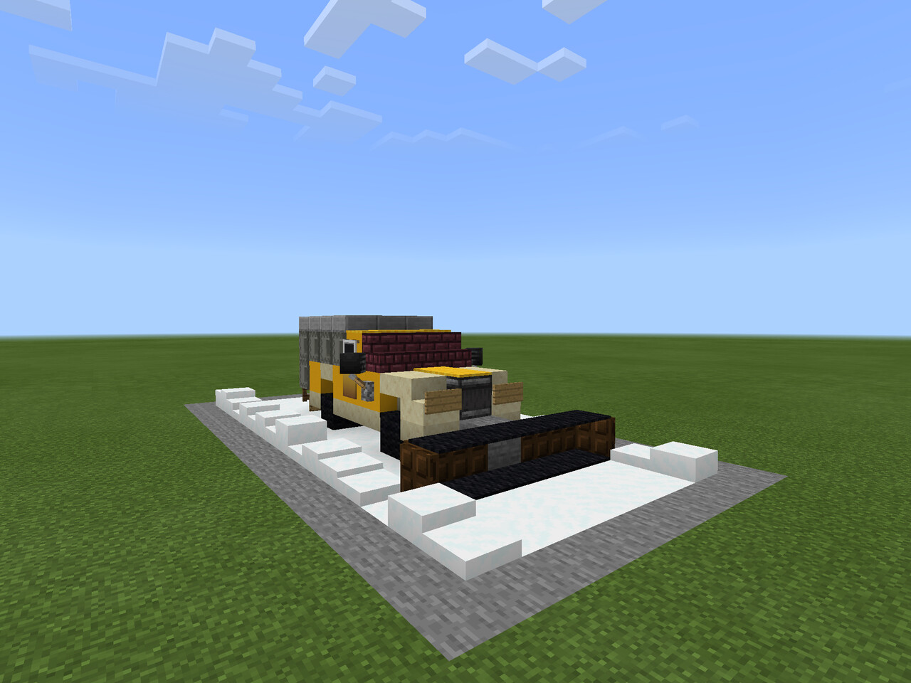 Small Snow Plow Minecraft Map