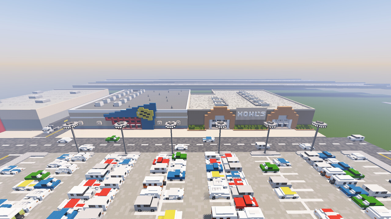 Best Buy and Kohl's Minecraft Map