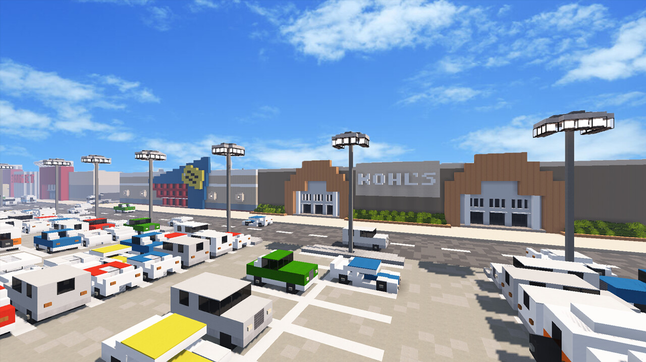 Best Buy and Kohl's Minecraft Map