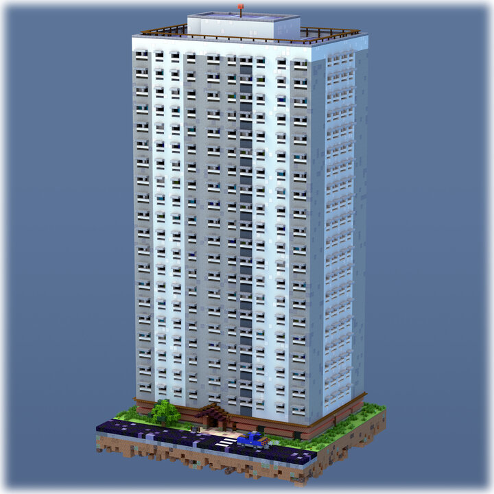 MARYHILL FLATS Glasgow Minecraft Map