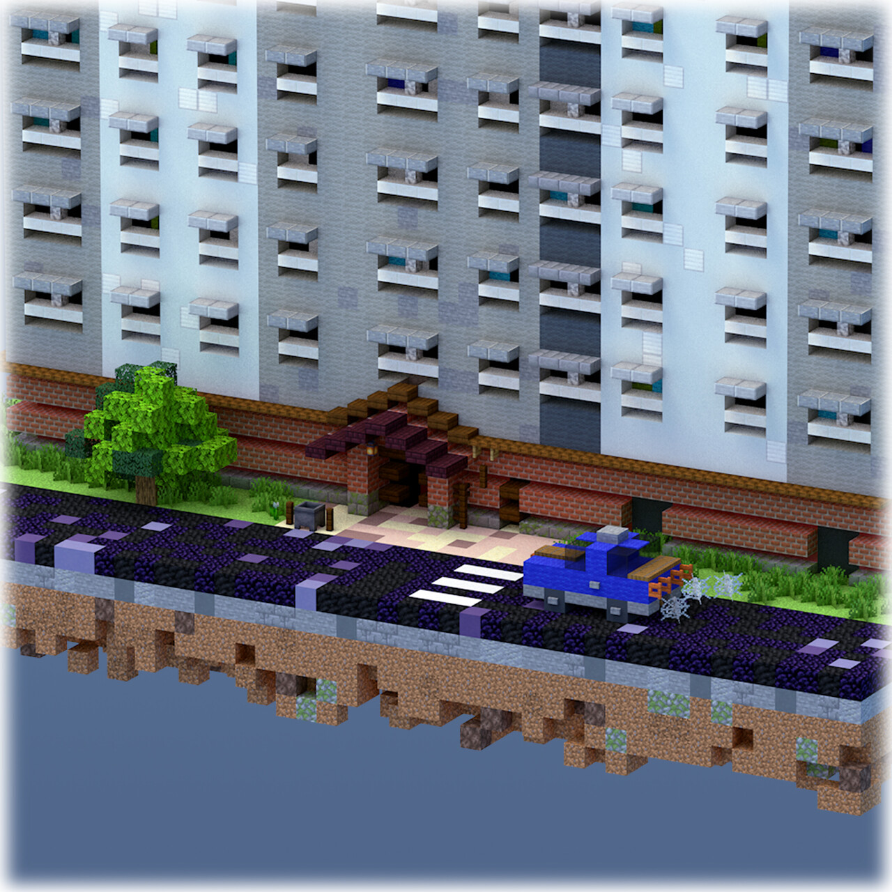 MARYHILL FLATS Glasgow Minecraft Map