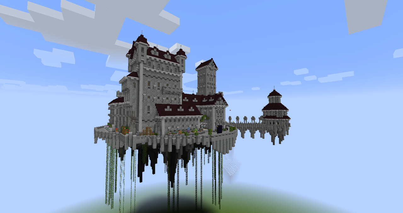 Floating Castle Minecraft Map