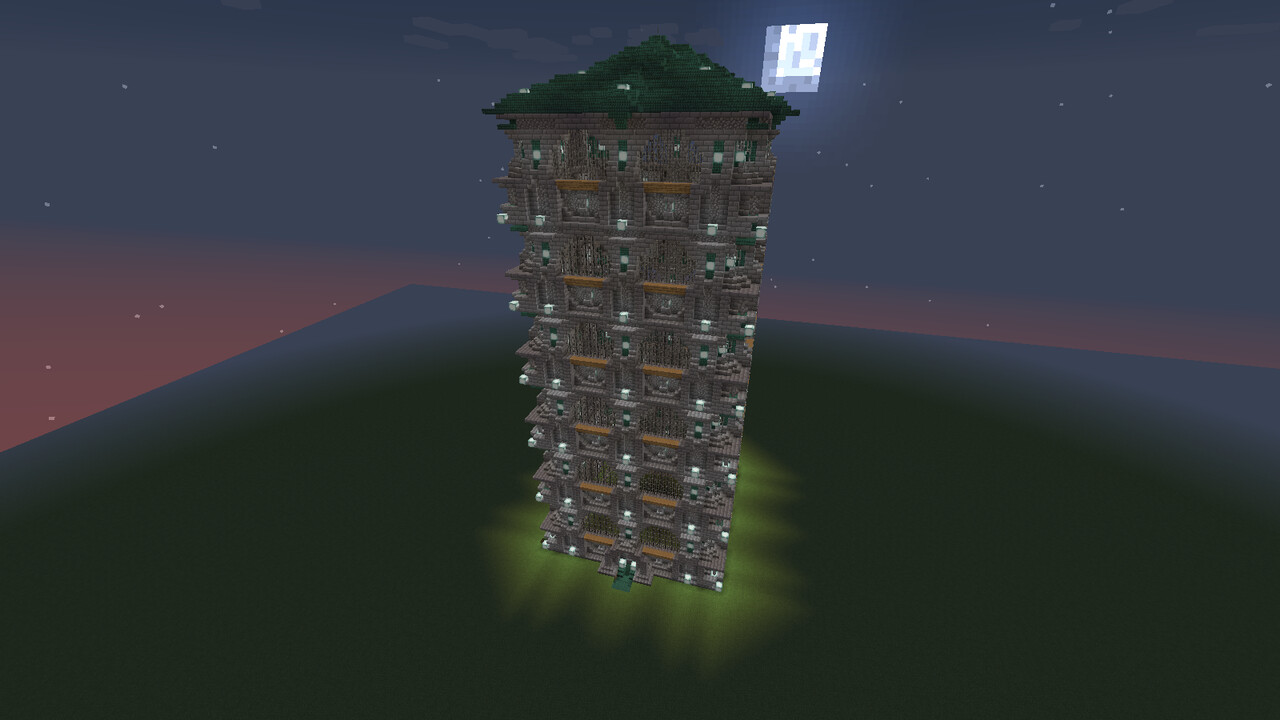 Iron Farm Tower for smp Earth Minecraft Map