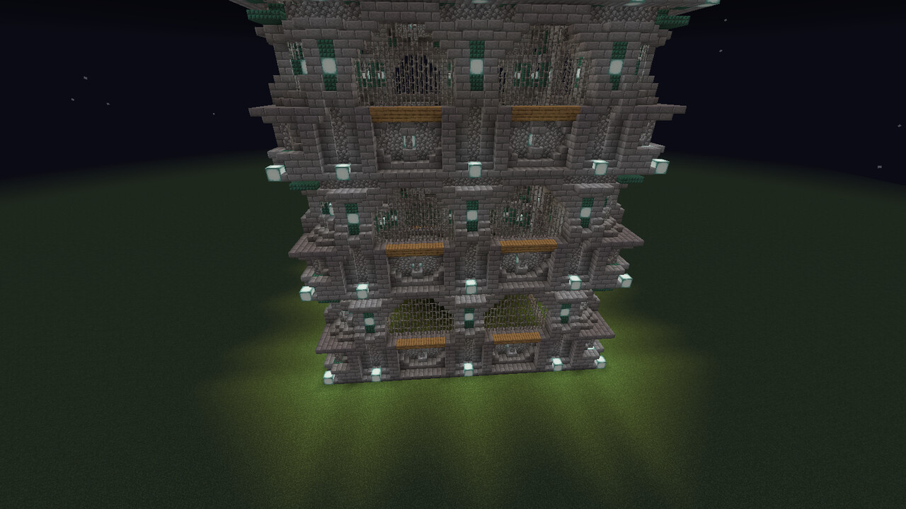 Iron Farm Tower for smp Earth Minecraft Map