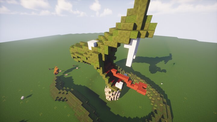 Giant Mother-Python Minecraft Map