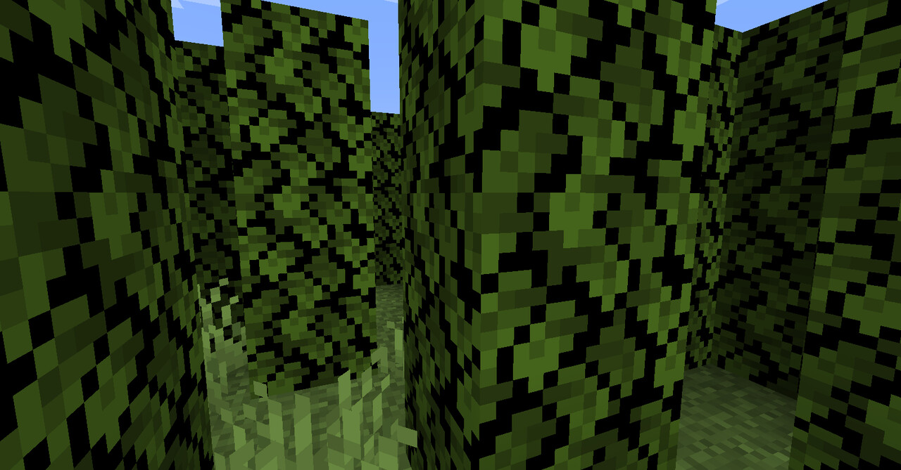 Ultimate Bush Maze Minecraft Map