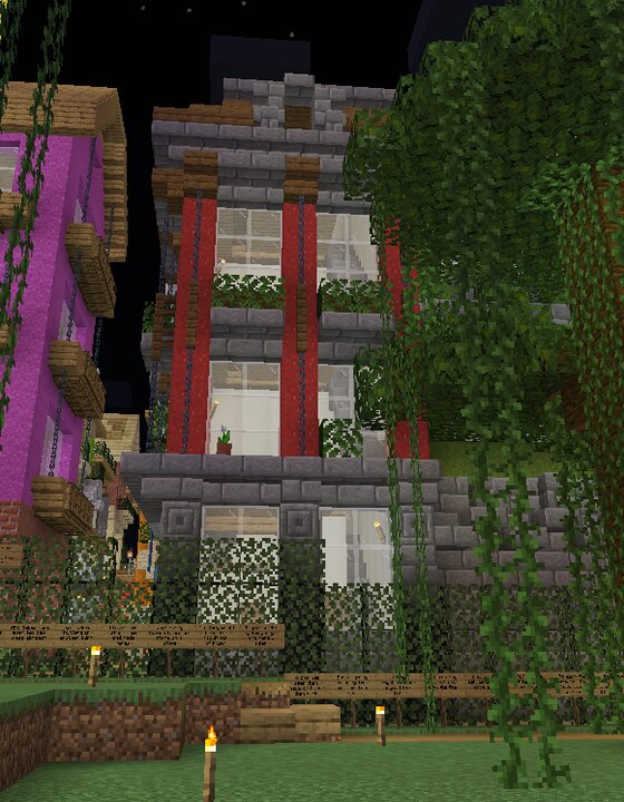 Red Townhouse Minecraft Map