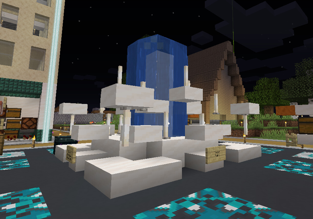 Quartz Fountain Minecraft Map