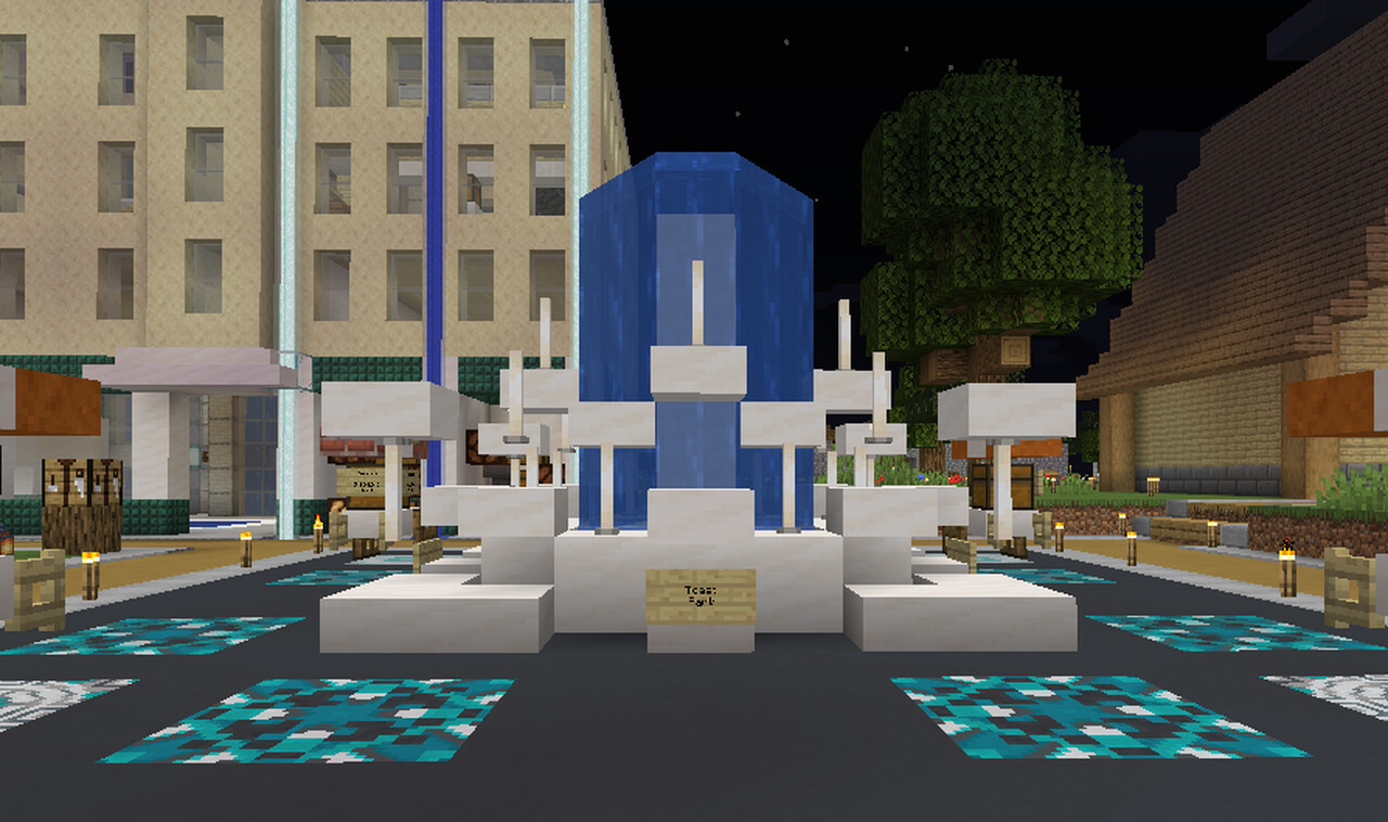 Quartz Fountain Minecraft Map