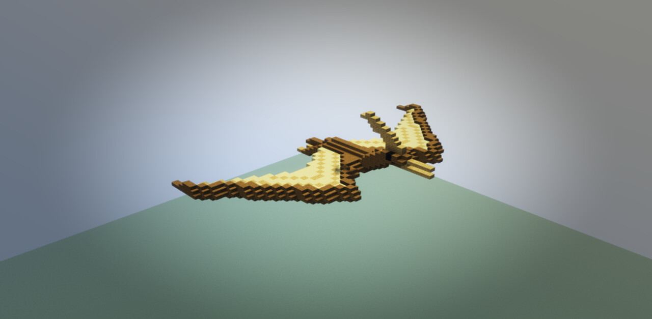 Pterodactyl, the flying reptile Minecraft Map