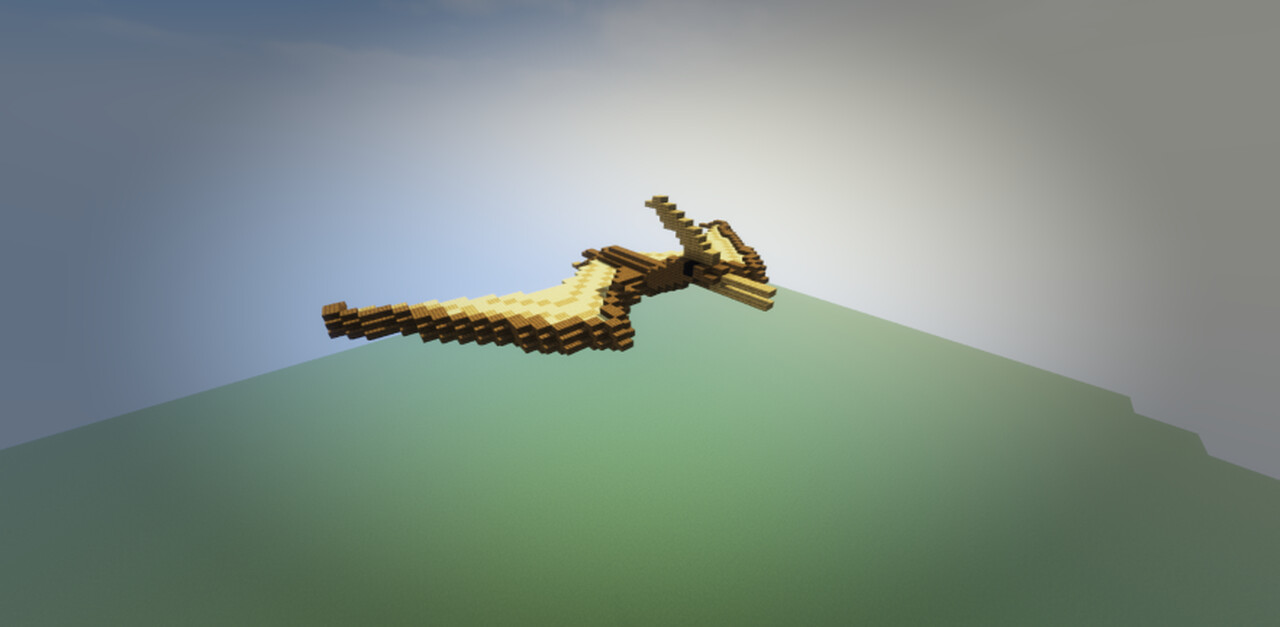 Pterodactyl, the flying reptile Minecraft Map