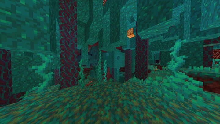 Nether Survival - Warped Forest Minecraft Map